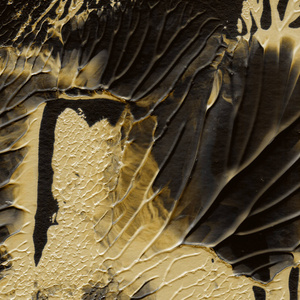 金色丙烯酸涂料纹理抽象背景图片