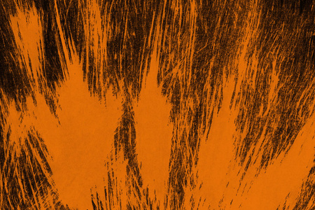橙色墨水纹理抽象背景