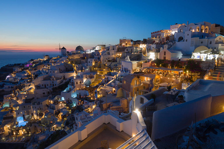 希腊圣托里尼岛建筑风景图片