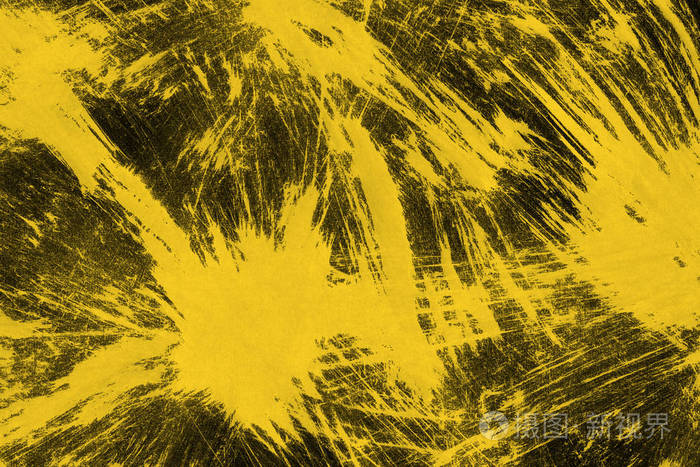 抽象壁纸黄色油漆飞溅纹理