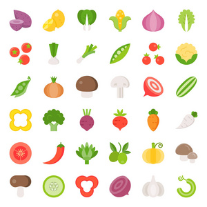 背景蔬菜图案矢量插图