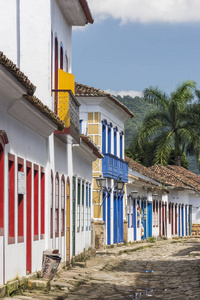 巴西里约热内卢南部历史名城帕拉特科斯塔韦尔德地区的殖民建筑