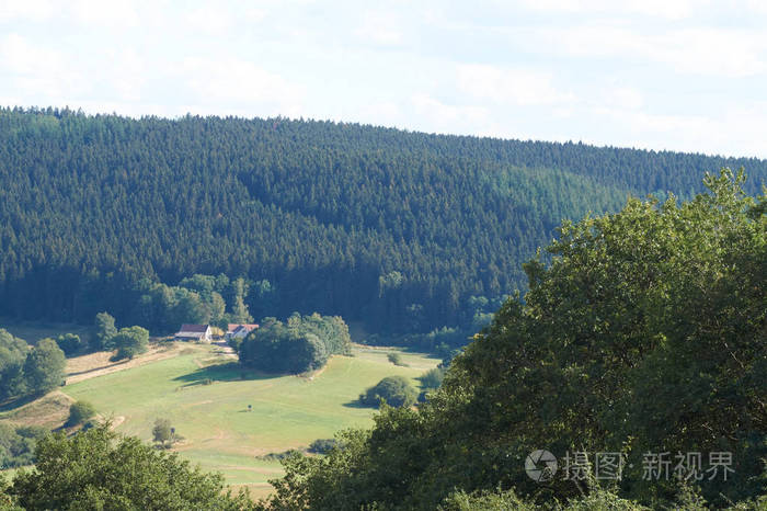 美丽的风景在北部 Eifel 在德国