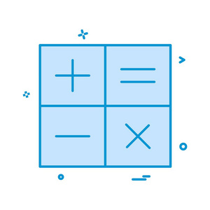 计算器数学图标矢量设计
