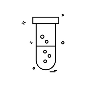 管图标设计彩色矢量插图