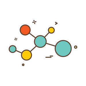 原子分子图标矢量设计