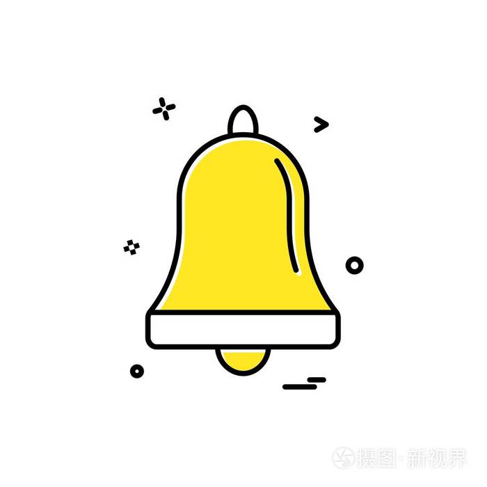 钟报警铃图标矢量设计