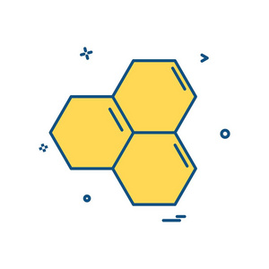 蜂蜜图标矢量设计