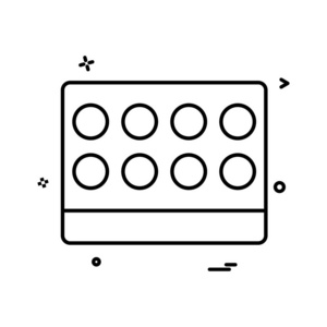 实验室科学图标矢量设计