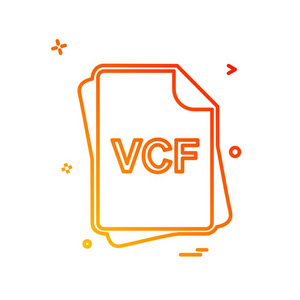 VCF文件类型图标设计