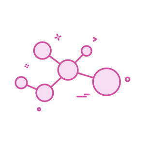 原子分子图标矢量设计