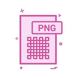 PNG文件格式图标矢量设计