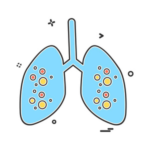 肺图标设计矢量