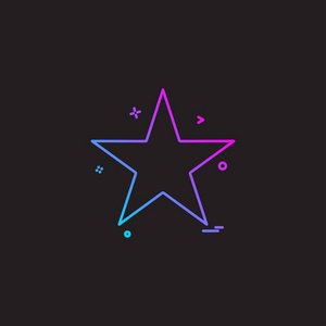 明星黑色图标明星平面简单图标黑色背景照片