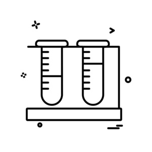 烧杯图标设计矢量