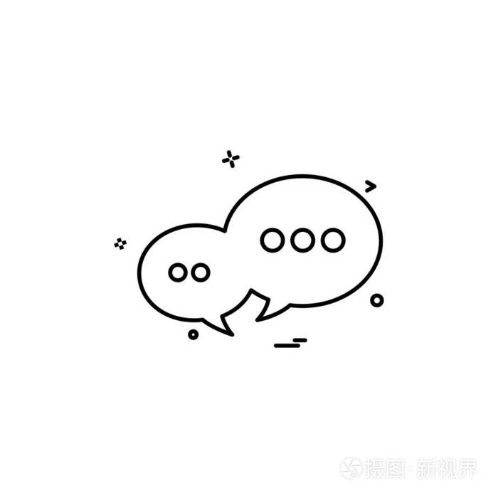消息图标设计向量插画-正版商用图片12y7xn-摄图新视界