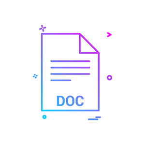 文档文件扩展文件格式图标矢量设计