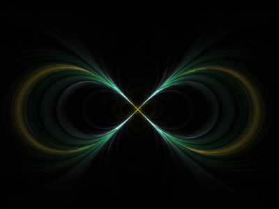 抽象的高分辨率分形背景与闪亮的星状图案和无限的标志在它的基础 ..