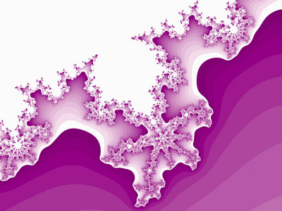 紫色抽象分形插图作为背景有用
