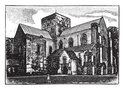 绘图年圣十字医院是英国温彻斯特中世纪的一所施舍之家,建于1133年至