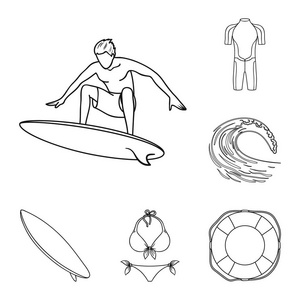 冲浪符号图片-冲浪符号素材-冲浪符号插画-摄图新视界