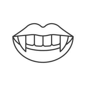 吸血鬼的牙齿图片-吸血鬼的牙齿素材-吸血鬼的牙齿插画-摄图新视界