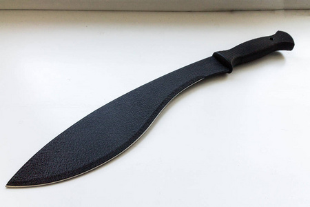 类型倾斜. 大黑刀. 隔离.照片