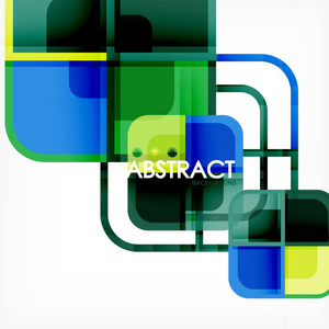 正方形几何抽象背景封面设计的纸艺设计书籍模板海报cd 封面插图