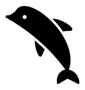一种水生哺乳动物，人类友好的鱼，有细鳍，叫做海豚