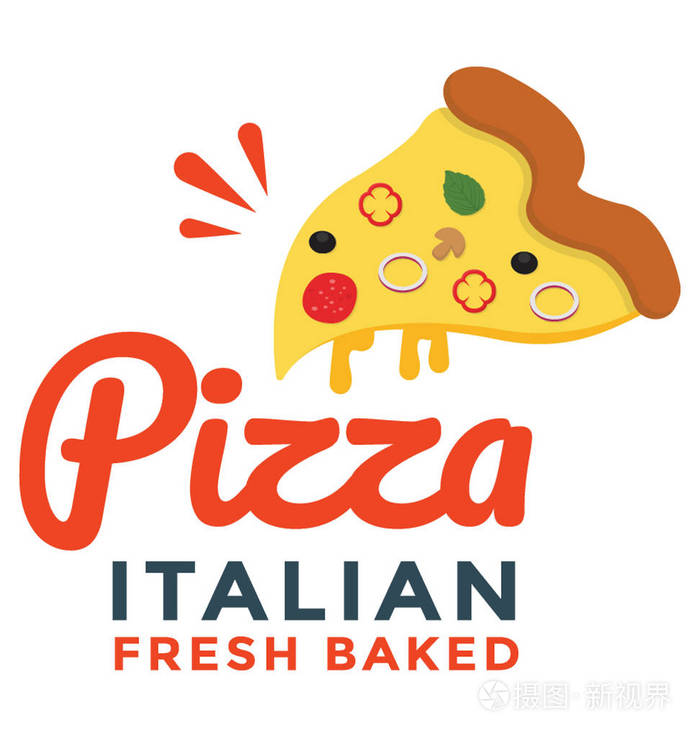 意大利披萨创意图标