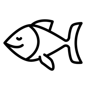 一种五颜六色的鱼，有尾巴和鳍，描绘海葵鱼，也叫小丑鱼