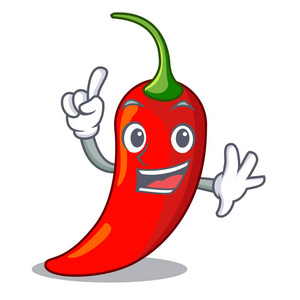 手指红辣椒分离吉祥物矿工红玫瑰吉祥物卡通在吉祥物上杂耍红西红柿片