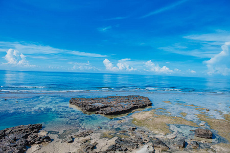 美丽的海景在里昂岛昆奈越南