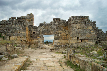 古城遗址, 赫拉波利斯近棉花, 土耳其