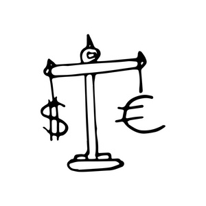 素描风格图标. 装饰元素. 孤立在白色背景上. 平面设计. 矢量图.照片