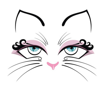 美丽的蓝眼睛的猫图片