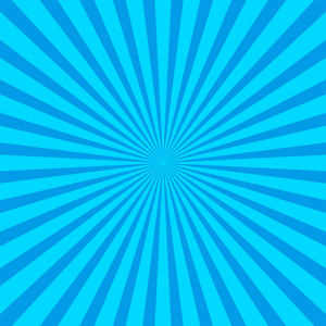 蓝色抽象太阳射线矢量背景