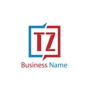 tz初始字母tz标志模板设计照片
