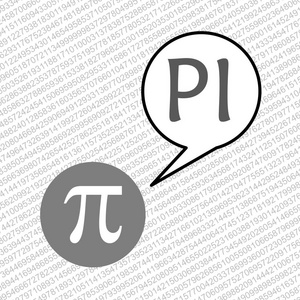 无理数pi符号数学常数无理数,希腊字母,背景照片