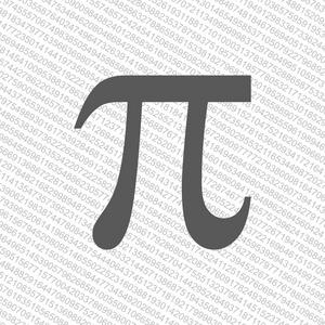 无理数pi符号数学常数无理数,希腊字母,背景照片