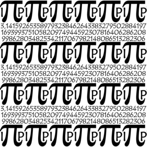 pi符号数学常数无理数,希腊字母,图案背景中心照片