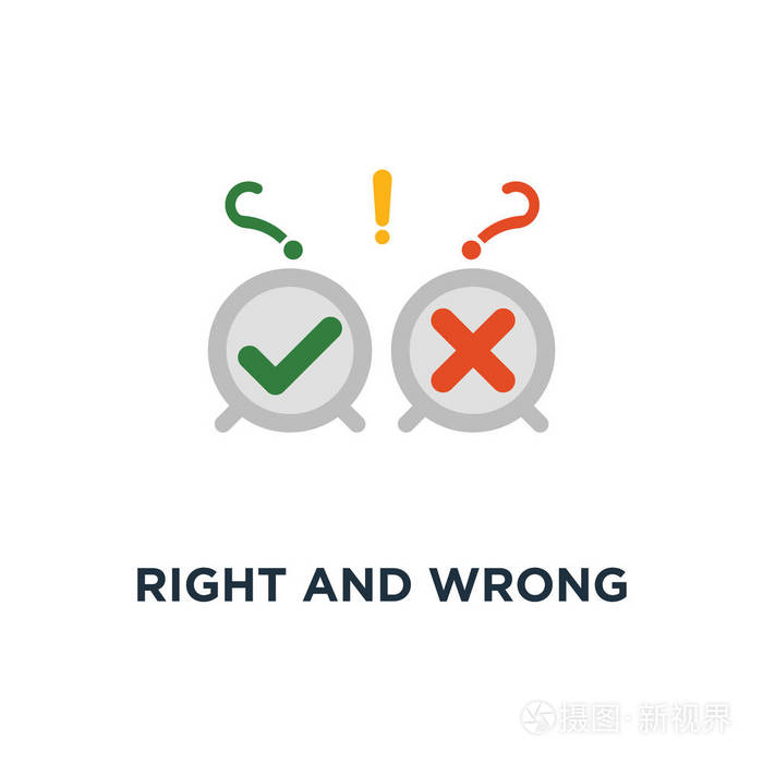 好的和坏的经验经过调查,确定和错误按钮概念符号设计,客户反馈,积极