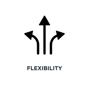 弹性灵活的灵活图标. 弹性概念符号设计图示照片