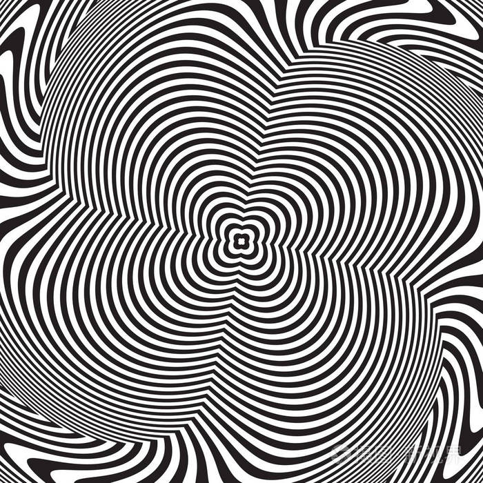 催眠扭曲螺旋设计概念,用于催眠无限无意识的精神混乱超感官.