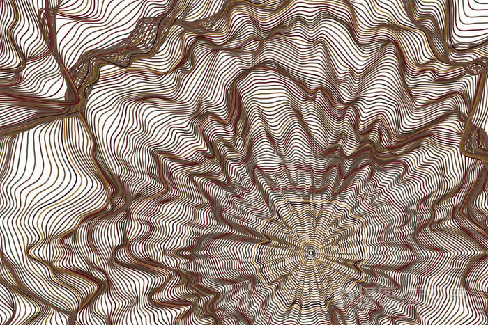 凌乱的线条波浪插图背景,适合平面设计壁纸或小册子.