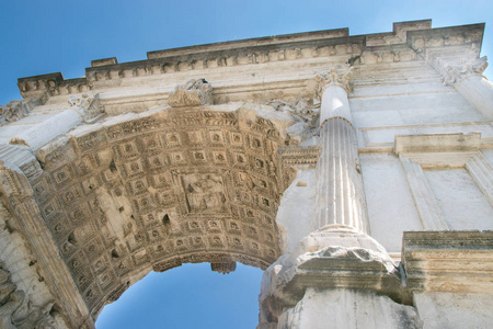 意大利罗马论坛的蒂图斯拱门ArcodiTito