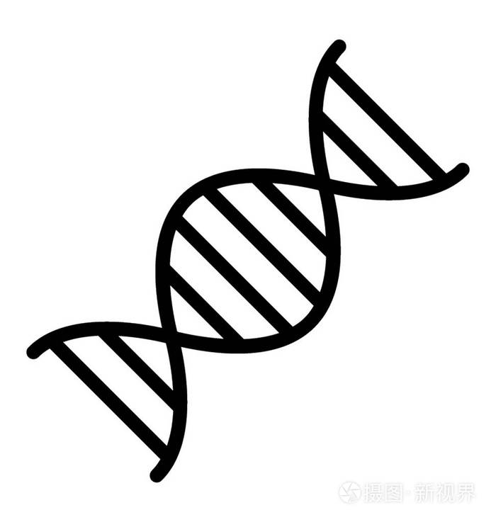 基因工程和基因操纵概念的dna螺旋插画-正版商用图片135ysc-摄图新
