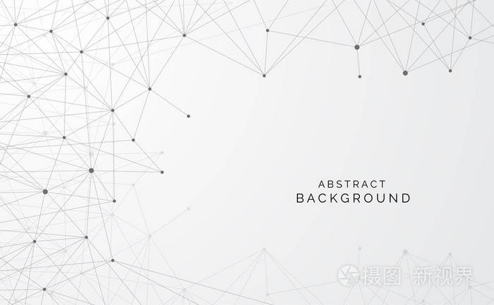 高科技未来灰色背景网络. 模板网设计壁纸展示.矢量插图