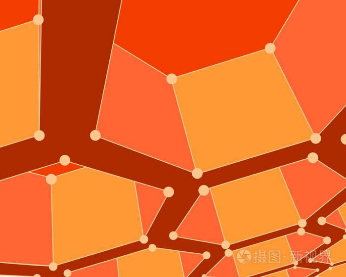 抽象蜂窝背景插画-正版商用图片1360i1-摄图新视界