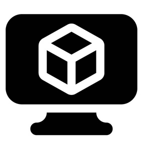 三维建模矢量图标图片